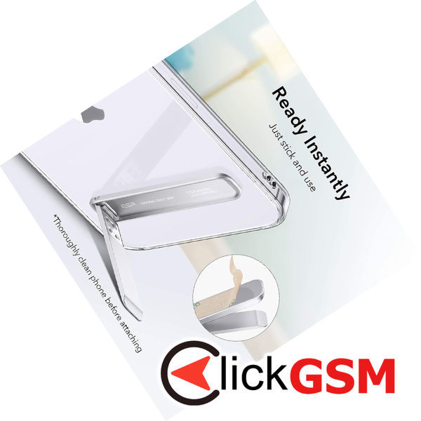 ESR - Desk Holder Boost Kickstand - Adjustable Angle, Vertical and Horizontal Stand, for Phones - Silver