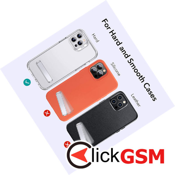 ESR - Desk Holder Boost Kickstand - Adjustable Angle, Vertical and Horizontal Stand, for Phones - Silver