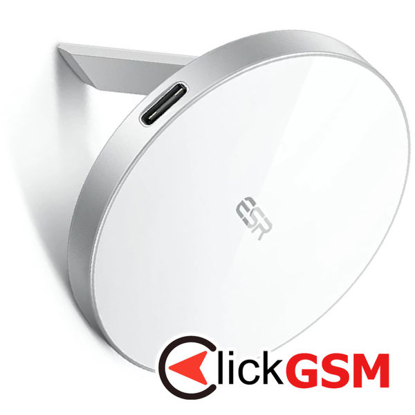 ESR - Wireless Charger HaloLock - MagSafe Compatible, with Kickstand - White