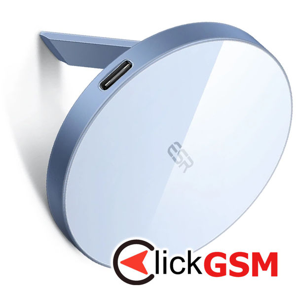 ESR - Wireless Charger HaloLock - MagSafe Compatible, with Kickstand - Sierra Blue
