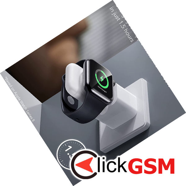 ESR - Portable Wireless Charger - for Apple Watch, AirPods Pro 2, Fast Charging - White