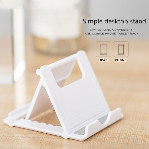 Techsuit - Desk Holder (HOLD002) - FoldStand for Phone and Tablet 10 - Black