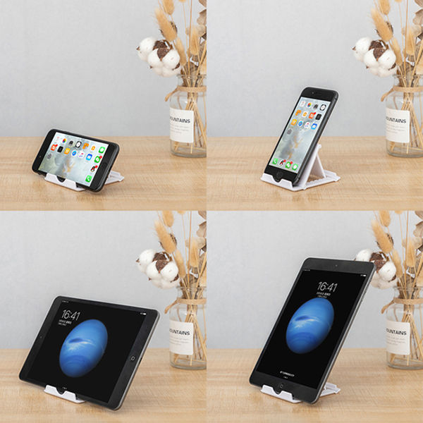 Techsuit - Desk Holder (HOLD002) - FoldStand for Phone and Tablet 10 - Black