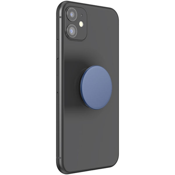 PopSockets - PopGrip - Aluminum Indigo Blue