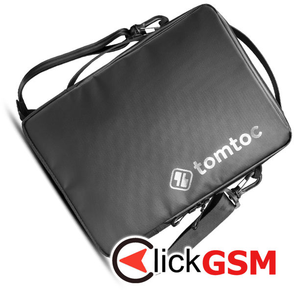 Tomtoc - Defender Laptop Shoulder Bag (A04D2D1) - with Corner Armor, Multiple Ways of Carrying, 14″ - Black