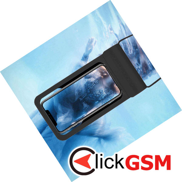 Techsuit - Waterproof Case (TWC1) - for Phones with max. 6.8, IPX8, 30m - Cyan