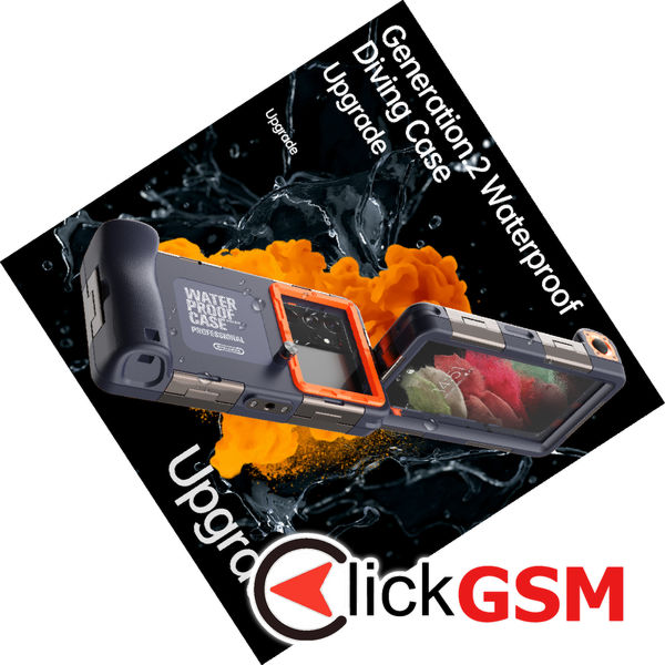 ShellBox - Diving Waterproof Professional Case - for Phones with max. 6.8, IPX8, 15m Deep + 1h Underwater Time - Black