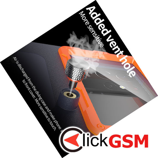 ShellBox - Diving Waterproof Professional Case - for Phones with max. 6.8, IPX8, 15m Deep + 1h Underwater Time - Black