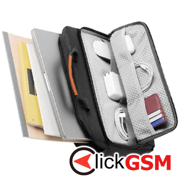 Tomtoc - Defender Laptop Briefcase (A43E1D1) - with Shoulder Strap, Ultra Protection, 16″ - Black