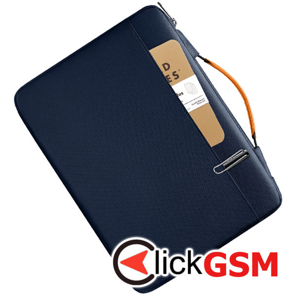 Tomtoc - Laptop Handbag (A14F2B1) - with High Resilience Edges, Recycled Fabric, 16″ - Blue