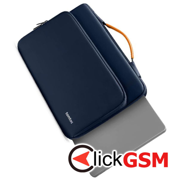 Tomtoc - Laptop Handbag (A14F2B1) - with High Resilience Edges, Recycled Fabric, 16″ - Blue