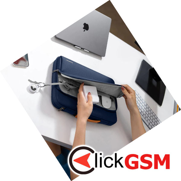 Tomtoc - Laptop Handbag (A14F2B1) - with High Resilience Edges, Recycled Fabric, 16″ - Blue