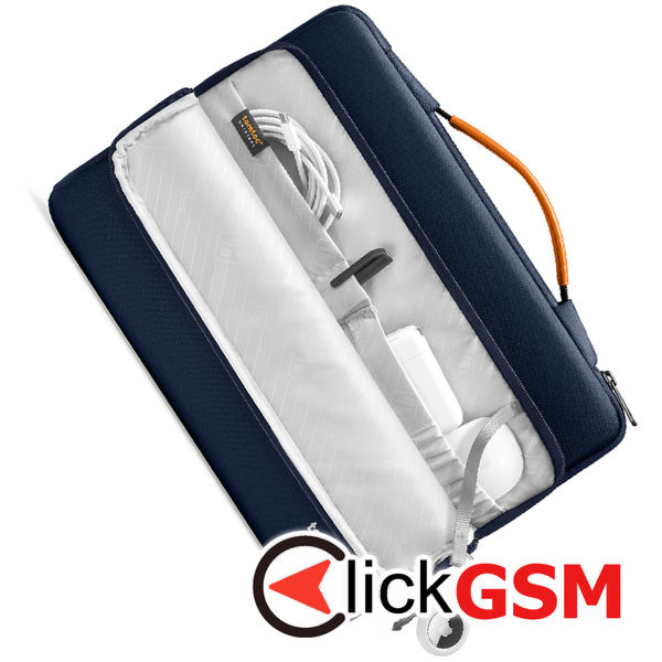 Tomtoc - Laptop Handbag (A14F2B1) - with High Resilience Edges, Recycled Fabric, 16″ - Blue