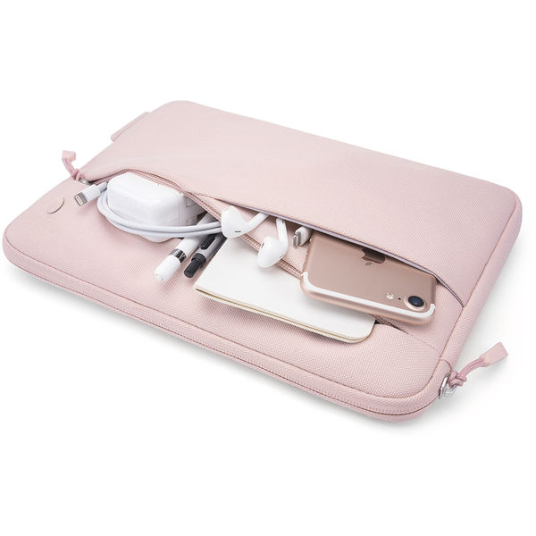 Tomtoc - Tablet Sleeve (B18A1P1) - for iPad with Shock-Absorbing Padding - Pink