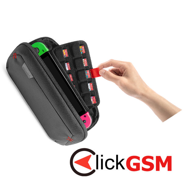 Tomtoc - Storage Bag (G44M1D1) - for Nintendo Switch / Nintendo Switch OLED / Lite - Black