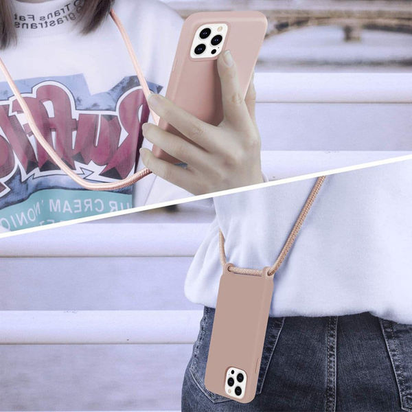 Techsuit - Crossbody Lanyard - iPhone 6 / iPhone 6S - Pink