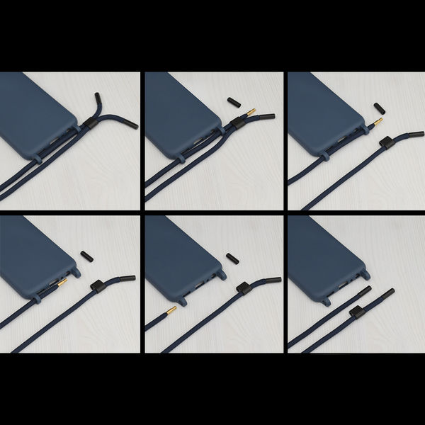 Techsuit - Crossbody Lanyard - iPhone 6 / iPhone 6S - Blue