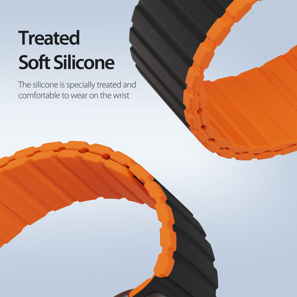 Dux Ducis - LD Series - Apple Watch 1/2/3/4/5/6/7/8/9/10/SE/SE 2 (38/40/41/42mm) - Black / Yellow