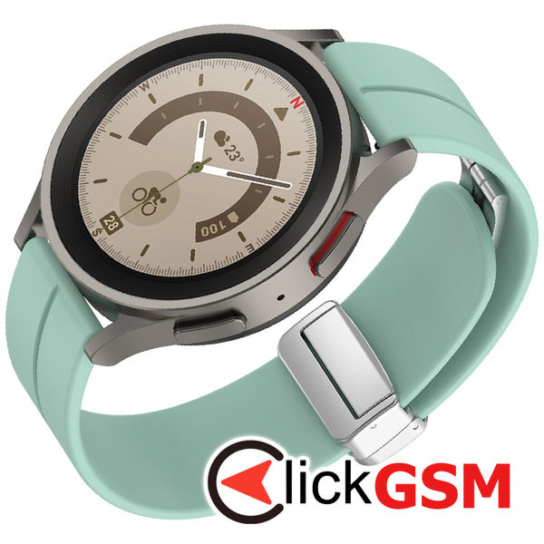 Techsuit - Watchband 20mm (W011) - Samsung Galaxy Watch 4/5/Active 2, Huawei Watch GT 3 (42mm)/GT 3 Pro (43mm) - Teal Green