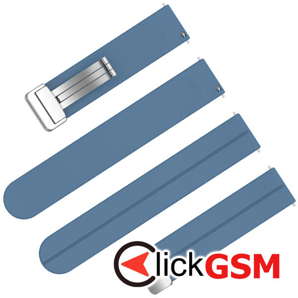 Techsuit - Watchband 22mm (W011) - Huawei Watch GT 2 (46mm)/GT 2 Pro/GT 3 Pro (46mm)/Ultimate, Xiaomi Watch S1 - Blue