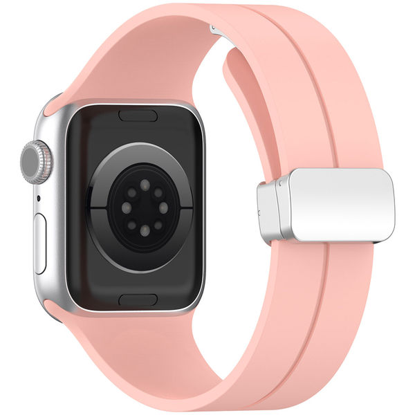 Techsuit - Watchband (W011) - Apple Watch 1/2/3/4/5/6/7/8/9/10/SE/SE 2 (38/40/41/42mm) - Pink