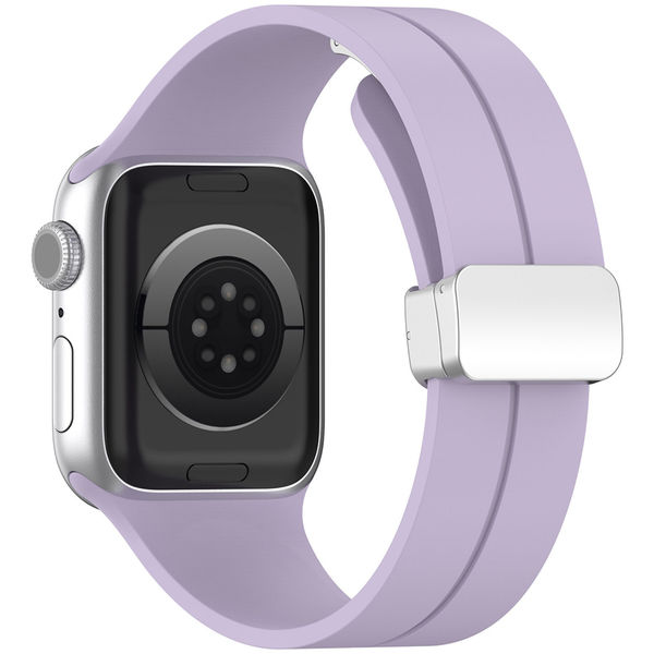 Techsuit - Watchband (W011) - Apple Watch 1/2/3/4/5/6/7/8/9/10/SE/SE 2/Ultra/Ultra 2 (42/44/45/46/49mm) - Purple