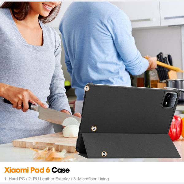 Techsuit - FoldPro - Xiaomi Pad 6 / Pad 6 Pro - Black