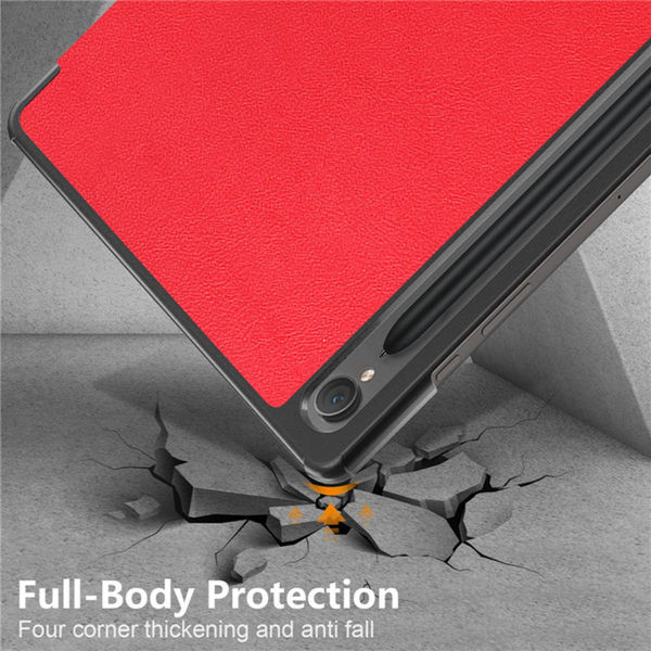 Techsuit - FoldPro - Samsung Galaxy Tab S9 / S9 FE / S10 FE - Red