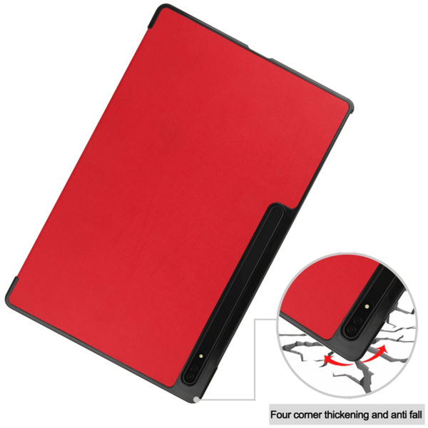 Techsuit - FoldPro - Samsung Galaxy Tab S9 Plus / S9 FE Plus / S10 Plus / S10 FE Plus - Red