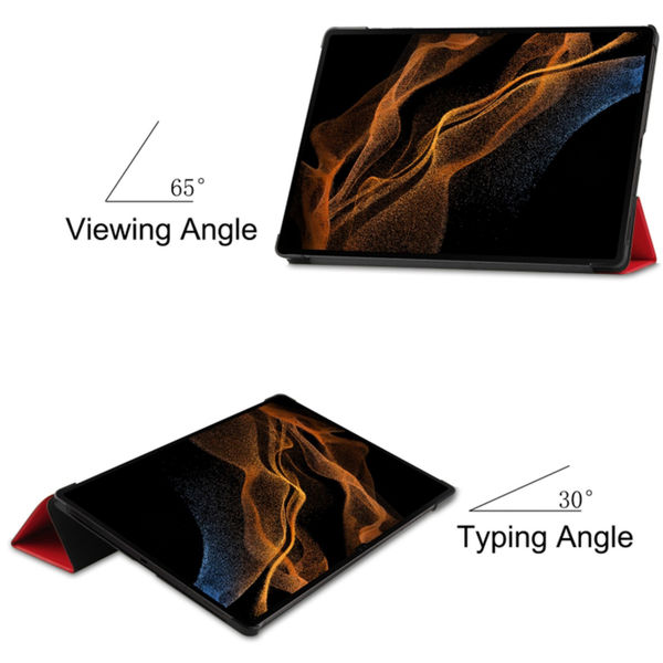 Techsuit - FoldPro - Samsung Galaxy Tab S9 Plus / S9 FE Plus / S10 Plus / S10 FE Plus - Red