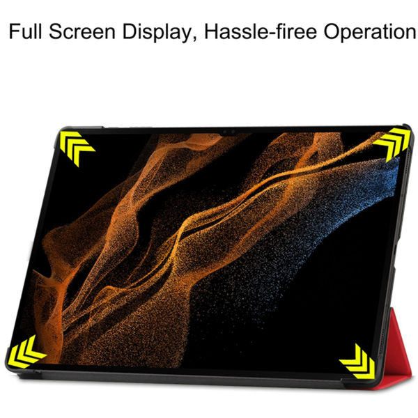 Techsuit - FoldPro - Samsung Galaxy Tab S9 Plus / S9 FE Plus / S10 Plus / S10 FE Plus - Red