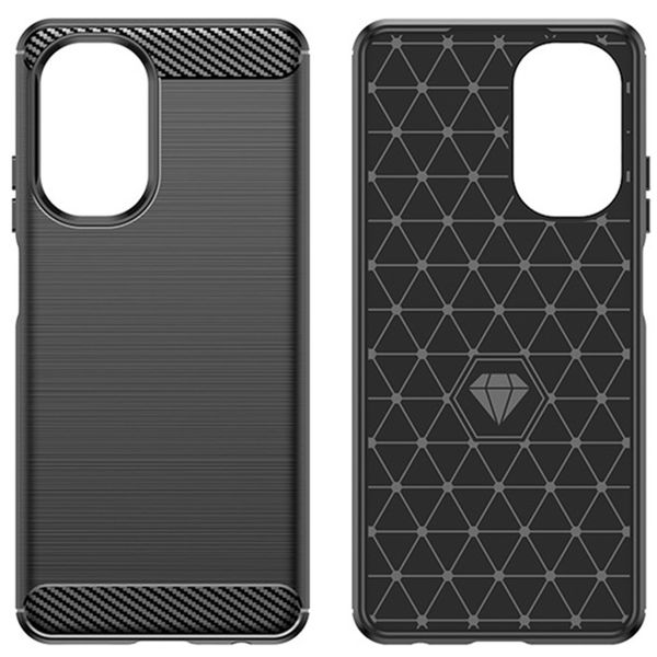 Techsuit - Carbon Silicone - Realme C55 - Black