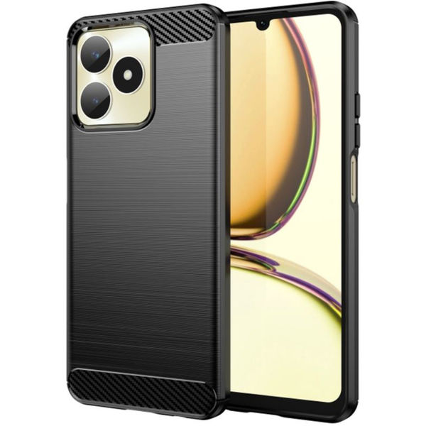 Techsuit - Carbon Silicone - Realme C53 - Black