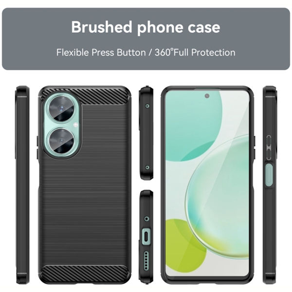 Techsuit - Carbon Silicone - Huawei nova 11i - Black