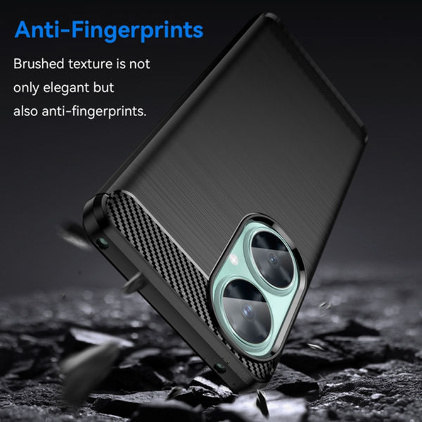 Techsuit - Carbon Silicone - Huawei nova 11i - Black