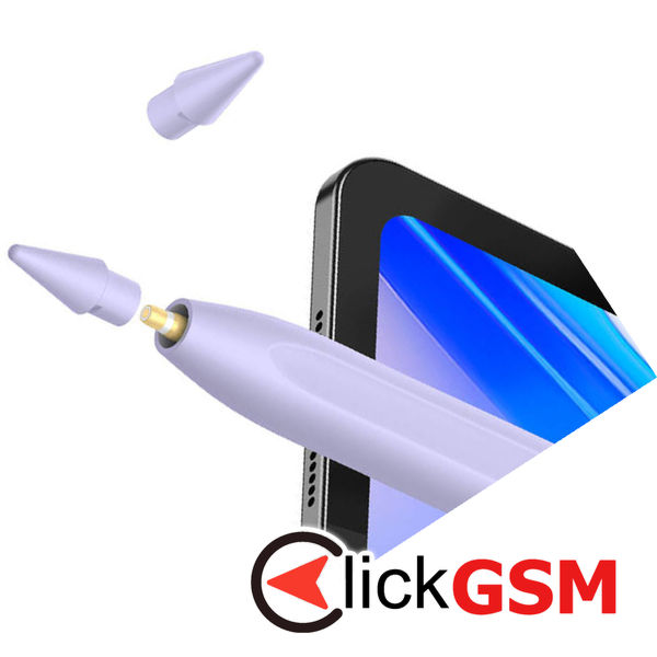 Baseus - Stylus Pen Smooth Writing 2 Series (SXBC060105) - Active, Capacitive, with Palm Rejection and Tilt Sensor - Purple