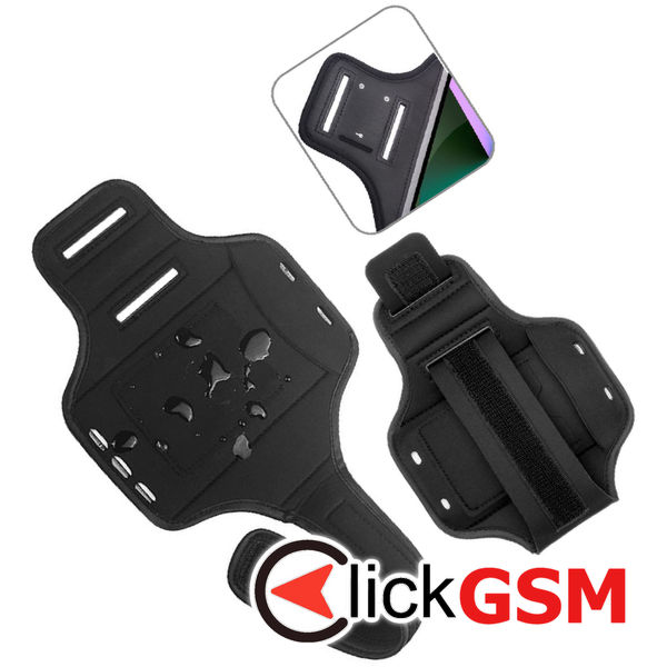 Techsuit - Sports Armband (TH20) - with Velcro, for Phones, max 6.8 - Blue