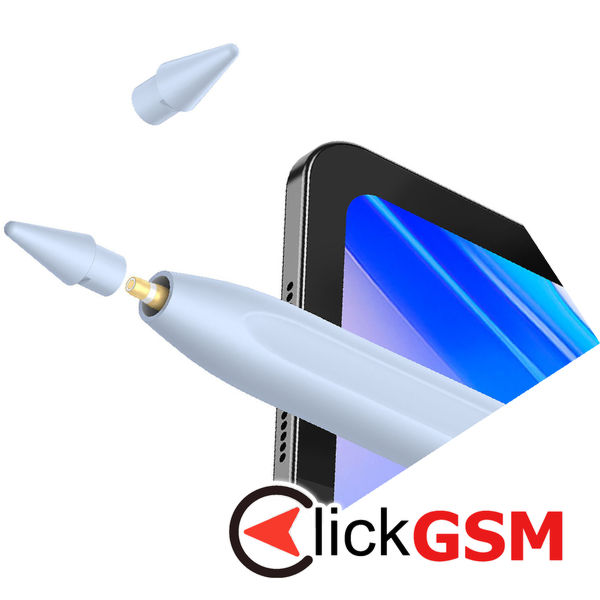 Baseus - Stylus Pen Smooth Writing 2 Series (SXBC060103) - Active, Capacitive, with Palm Rejection and Tilt Sensor - Blue