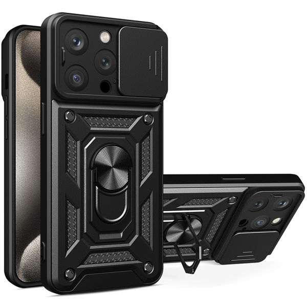 Techsuit - CamShield Series - iPhone 15 Pro Max - Black