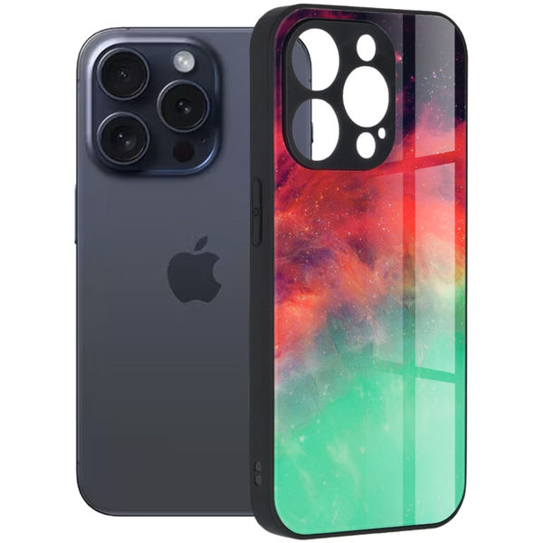 Techsuit - Glaze Series - iPhone 15 Pro - Fiery Ocean