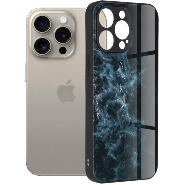 Techsuit - Glaze Series - iPhone 15 Pro Max - Blue Nebula