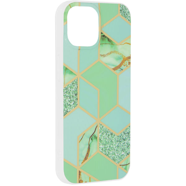 Techsuit - Marble Series - iPhone 15 - Green Hex