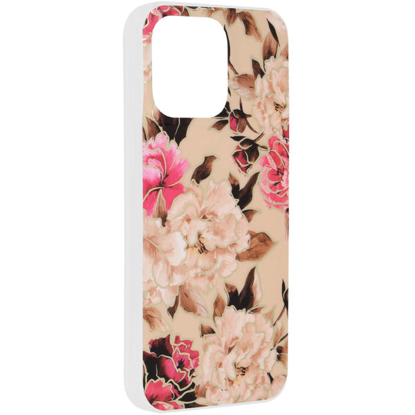 Techsuit - Marble Series - iPhone 15 Pro Max - Mary Berry Nude