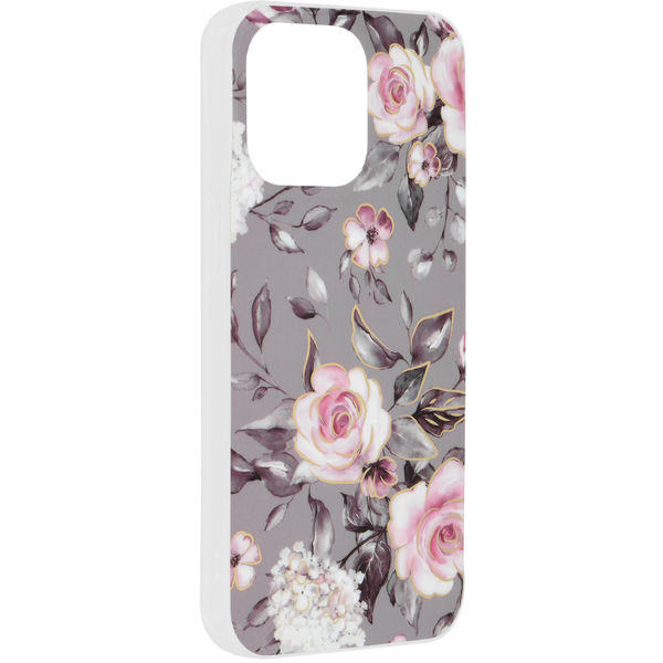 Techsuit - Marble Series - iPhone 15 Pro Max - Bloom of Ruth Gray