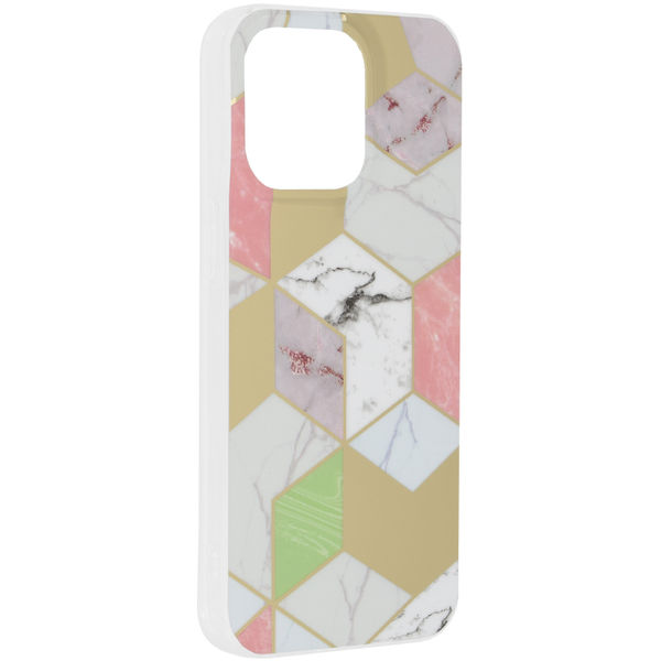 Techsuit - Marble Series - iPhone 15 Pro Max - Purple Hex