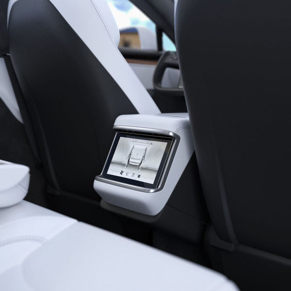 Spigen - Glas.tR Slim Anti-Glare - Tesla Model X 2022 / Model S 2021 - Black