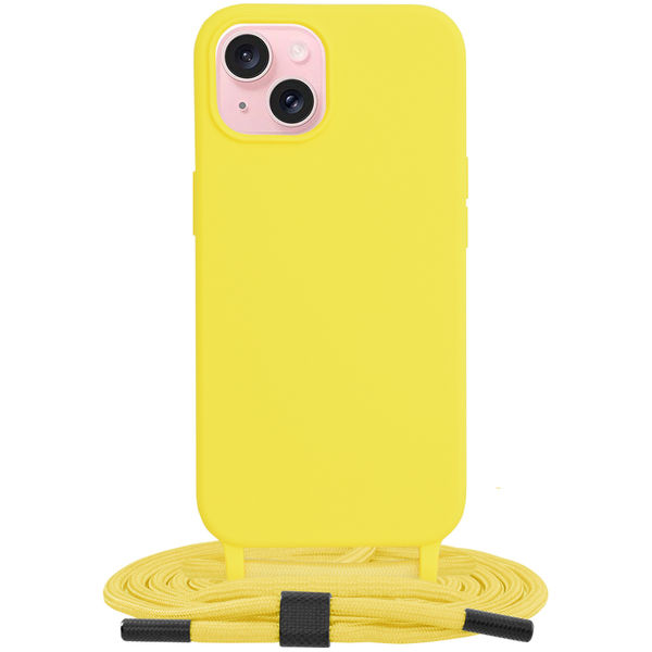 Techsuit - Crossbody Lanyard - iPhone 15 - Yellow