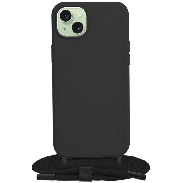 Techsuit - Crossbody Lanyard - iPhone 15 Plus - Black