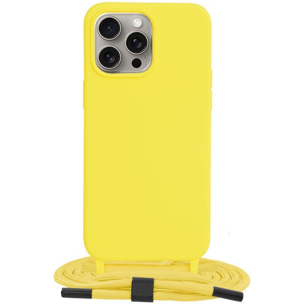 Techsuit - Crossbody Lanyard - iPhone 15 Pro Max - Yellow