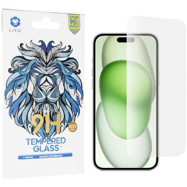 Lito - 2.5D Classic Glass - iPhone 15 Plus - Clear